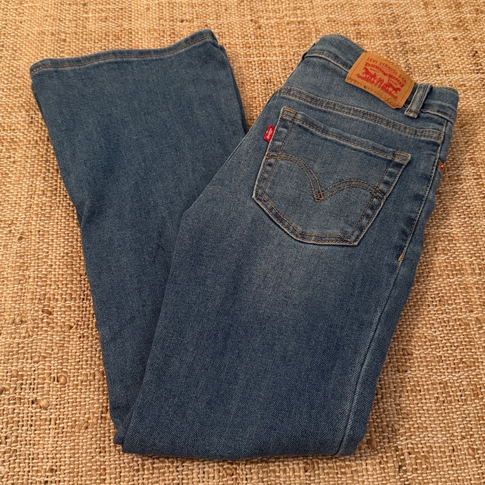 Levi's Girl's 726 Flare Jeans Medium Wash Size 8